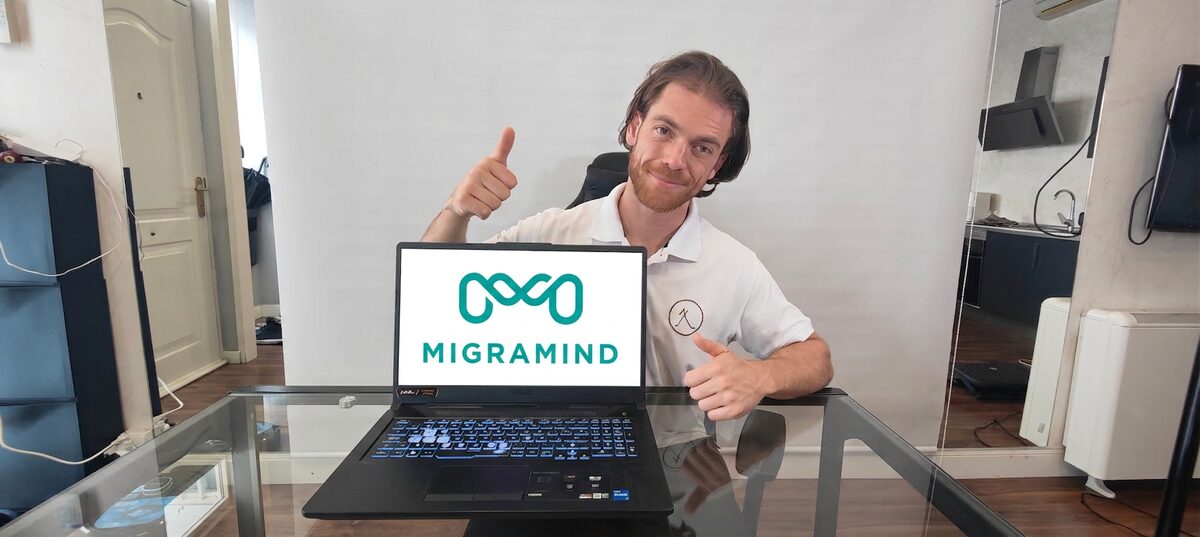 Mayron presentando MigraMind